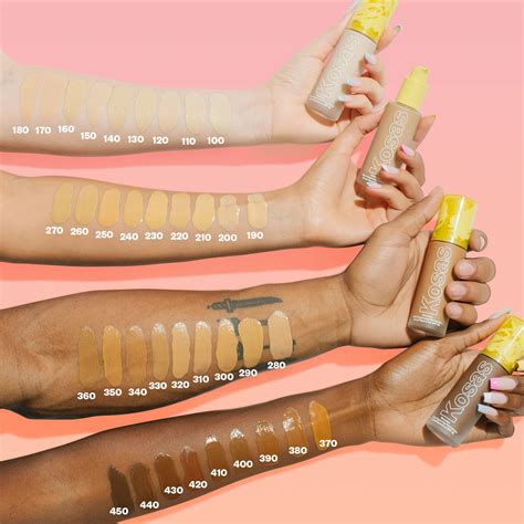 kosas foundation swatches|kosas revealer foundation.